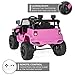 Best Choice Products 12V Kids Ride On Truck Car w/Parent Remote Control, Spring Suspension, LED Lights - Pink