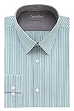 Calvin Klein Men's Xtreme Slim Fit Grid Check Dress Shirt