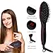 Hair Straightening Brush, ETEREAUTY Straightening Brush with Anti Static Technology, Anti Scald, LCD Display , Adjustable Temperature and Auto Lock