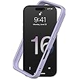 RhinoShield Bumper Case Compatible with [iPhone 16 Pro Max] | CrashGuard - Shock Absorbent Slim Design Protective Cover 3.5M / 11ft Drop Protection - Lavender