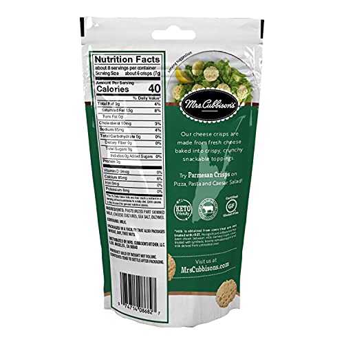 Mrs. Cubbison's Cheese Crisps 100 Real Cheese, Keto Friendly, Great