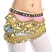 Wuchieal Women's Belly Dancing Belt Colorful Waist Chain Belly Dance Hip Scarf Belt
