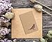 Best Paper Greetings Blank Note Cards with Bird Design - 4 x 6 In, Brown, 36-Pack, Rustic - Kraft Paper Notecards & Envelopes
