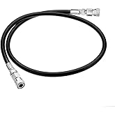 Manloney LLC Paintball Airsoft Fill Whip Hose 4500psi PCP Fill ing & Charging System with Foster Quick-Detach Hose Assembly (24 inches Length/Female DN2 Charging System)