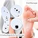 MindInsole Acupressure Magnetic Massaging Insoles - Massage Reflexology Plantar Fasciitis Pain Relief Silicone Insoles with Arch Support for Men and Women (White、Blue, 2 Pair US M:9.5-12.5 W:10.5-12)