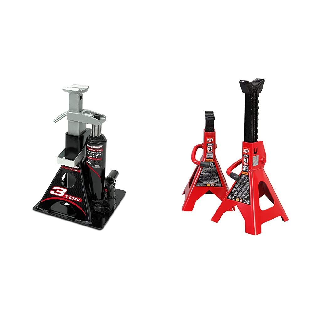 Buy Powerbuilt Alltrade 640912 Black 3 Ton, AllinOne Bottle Jack