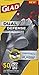 Glad Dual Defense Drawstring Large Trash Bags, 30 Gallon, 50 Count