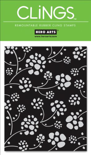 Hero Arts Cling Rubber Stamps: Floating Flowers