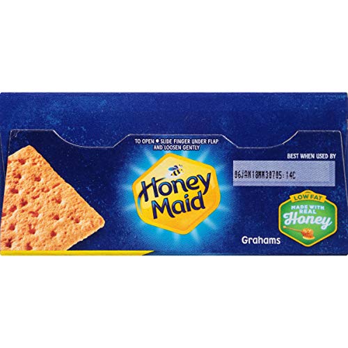 HONEY MAID LOW FAT HONEY GRAHAM CRACKERS, LUNCH SNACKS, 14.4 OZ