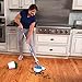 Hurricane Spin Broom by BulbHead - As Seen on TV- Original Lightweight. Cordless Spinning Broom for Sweeping Hard Surfaces like Wood, Tile, and Laminate