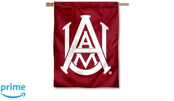 Power Hand Tools Alabama A M University Double Sided House Flag
