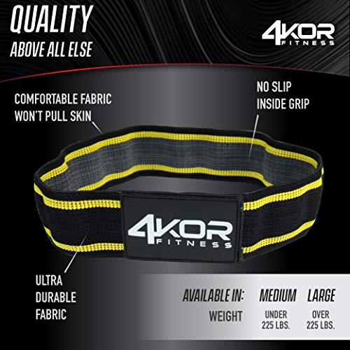 4KOR-Fitness-Resistance-Loop-Band-Set-Perfect-for-Crossfit-Yoga-Physical-Therapy-and-Booty-Building