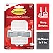Command Broom and Mop Grippers Wall Hook, Damage Free Hanging Wall Mount Broom and Mop Holder, No Tools Household Cleaning Organizer for Living Spaces, 1 Hanger and 2 Command Strips