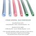 Reusable Silicone Smoothie Straws Extra Wide – BPA-Free (x5) Eco Friendly with Brush | Soft, Flexible for Drinking Hot and Cold Drinks | Premium Quality, Seraphina's Kitchen | Protect Your Teeth Now!