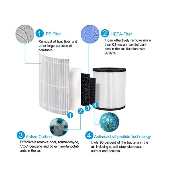 Toyuugo Air Purifier With Active Carbon Filter Eliminates All Kind Of Smell Home Air Purifier
