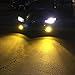 Alla Lighting 5200lm AL-R HB4 9006 LED Yellow Fog Lights Bulbs Xtreme Super Bright 12V 3000K Amber 9006 LED Bulbs Replacement for Cars, Trucks