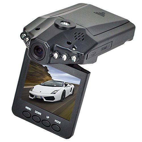 Napoer Beelike HD Car DVR Traveling Driving Data Recorder Camcorder Vehicle Camera with 120Â° Angle View, Black