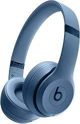 Beats Solo 4 Wireless Bluetooth On-Ear Headphones Slate Blue 50 Hr Battery view 1
