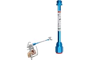 ZHUITU Airless Paint Sprayer Spray Gun Tip Extension Pole Rod 1pc Airless Sprayer Gun Spray Painting Wand 10inch