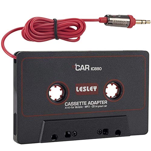 Bon Venu Car Cassette Tape Deck Adapter Compatible with 3.5mm Jack