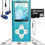 MP3 Player/MP4 Player, Hotechs MP3 Music Player Slim Classic Digital LCD 1.82'' Screen MINI USB Port with FM Radio, Voice record