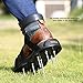 TACKLIFE Lawn Aerator Shoes, Aerating Lawn Soil Sandals with 4 Aluminium Alloy Buckles, 4 Adjustable Straps, 2 Extra Spikes and Wrench - Heavy Duty Spiked Sandals for Aerating Your Lawn or Yard
