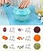 Manual Garlic Chopper Onion Grinder, Ourokhome Portable Speed Cutter Mini Pull String Food Processor Mincer for Vegetables, Fruits, Tomato, Ginger, Nuts, Herbs, etc., 2 cup, (Blue)