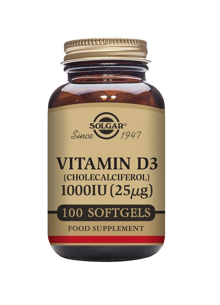 Solgar, Vitamin D3 Softgels (Cholecalciferol) 1000 IU, 100