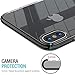 TOZO for iPhone X Case Hard Cover World's Thinnest Protect Bumper Shell for iPhone 10 / X Transparent Light Weight Black Plating Edge