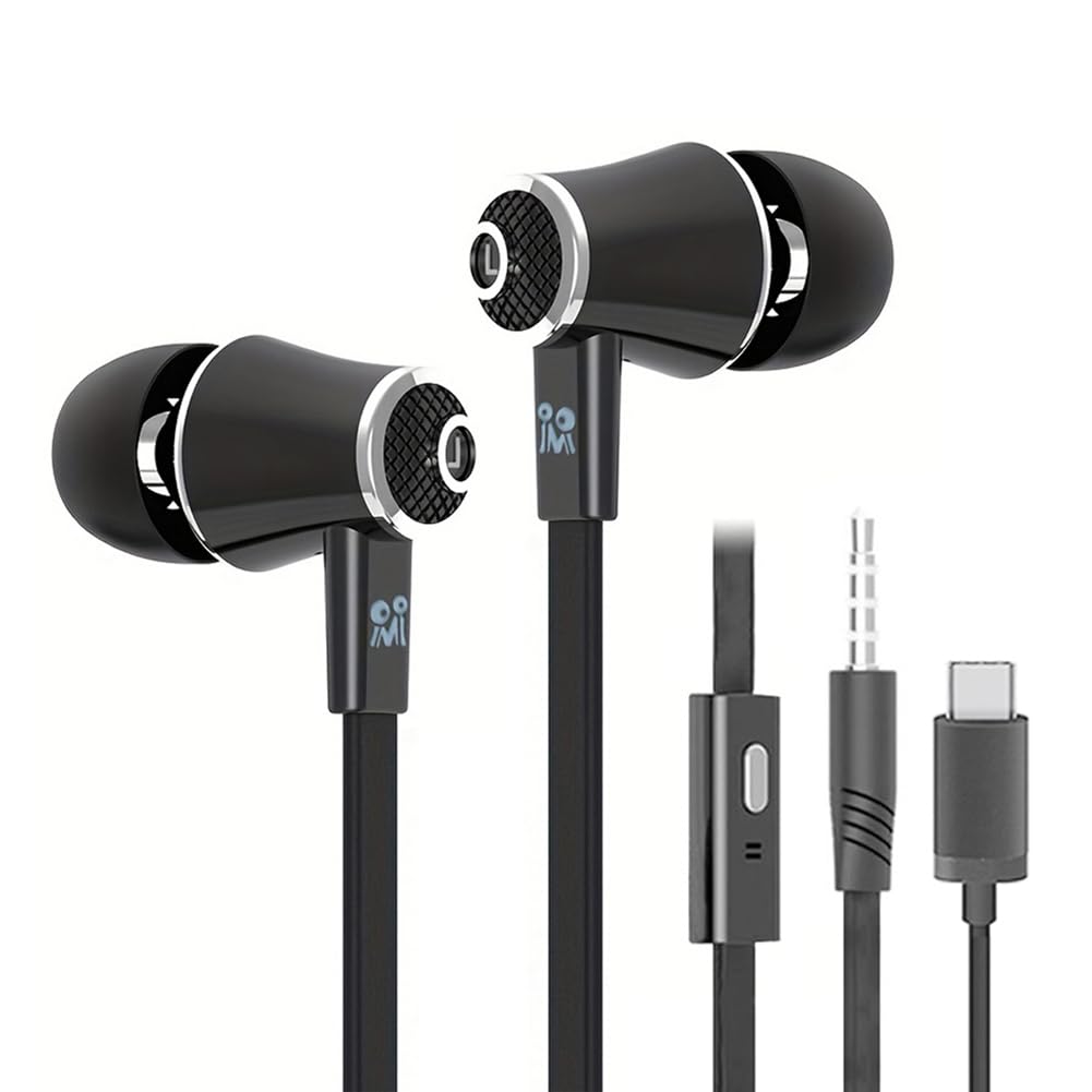VANTIYAUS JTMM Earbuds for Kindle Fire, Earphone for Kindle eReaders, Fire HD 8, HD 10, Voyage, Oasis, Xperia XZ In-Ear Headset Smart Android Cell Phones Wired Earbuds