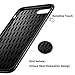 Anyos Compatible iPhone 7 Plus/iPhone 8 Plus Tempered Glass Painted Case, Ultra Thin Soft TPU + Silicone Bumper Anti-Scratch Shockproof Full Body Protective Hard Back Cover, Light Bee Lattice