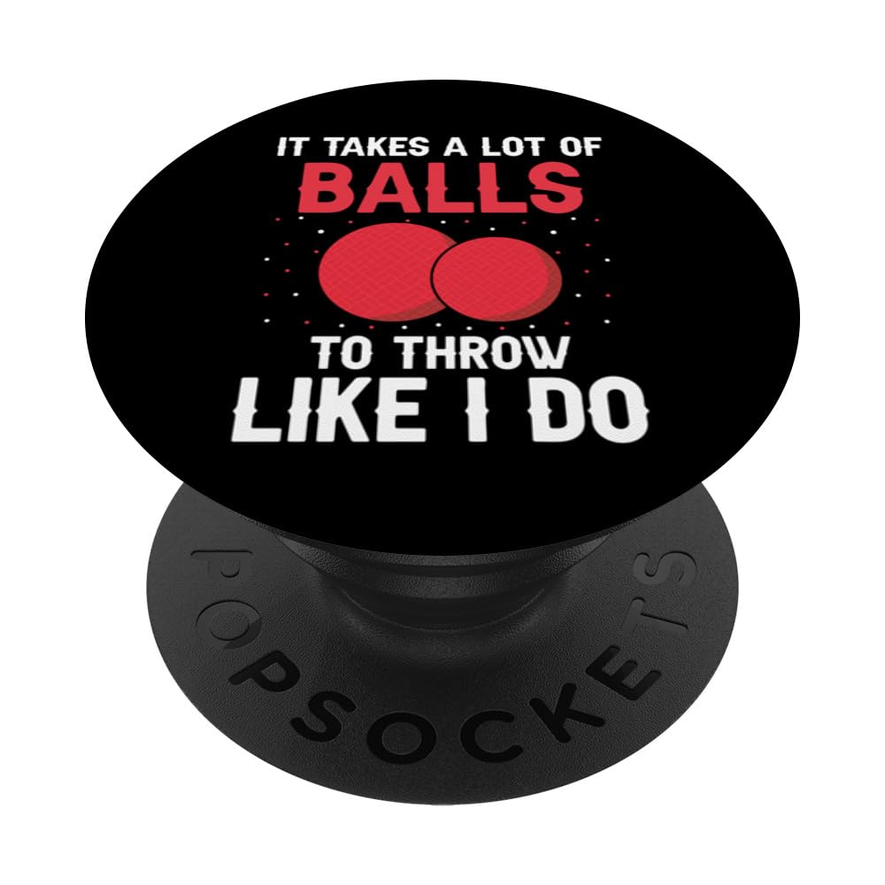 Dodgeball Outfit for Ball Games and Dodge Ball Player PopSockets Swappable PopGrip
