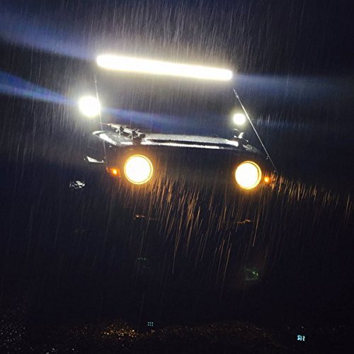 LED Light Bar ,SOLCO 2PCS 4 inch 18W Spot Beam Cree LED Work Light Led Bar Off Road IP67 Waterproof Fog Lights Driving Lights for Pickup Camper Jeep Trucks SUV UTV Tanks 4WD Van ATV,1 Year Warranty