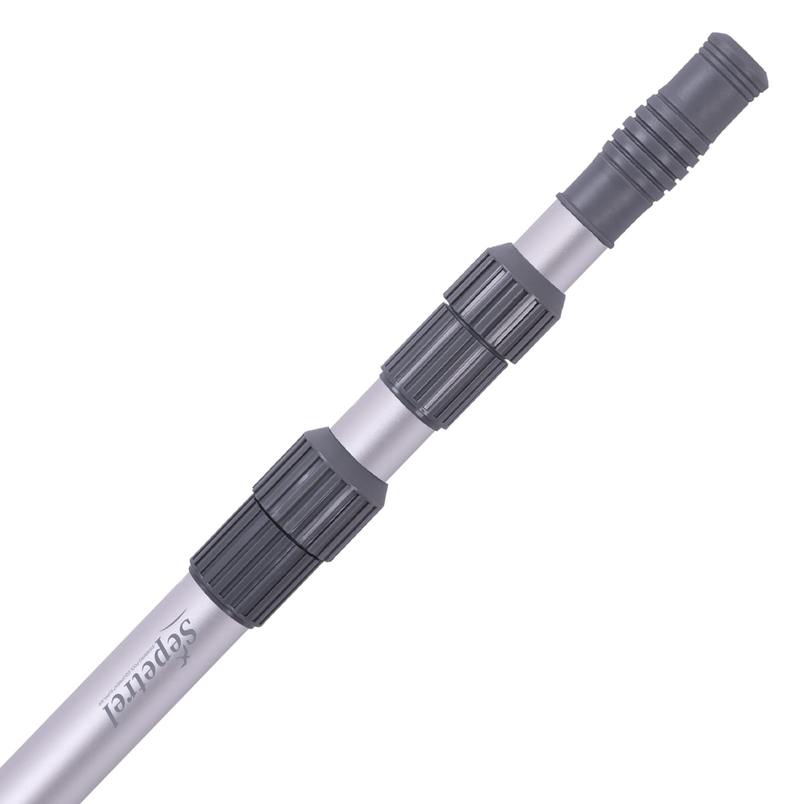 Photo 1 of Sepetrel Pool Pole - Professional 15 Foot Telescoping Swimming Pool Cleaning Poles,Adjustable Telescopic Pole,for Skimmer Net,Brush,Vacuum Head