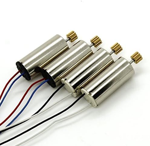 LANDVO® JJRC H8C H8D Motor CW/CCW RC Quadcopter Drone Spare Parts White + Black 2 Set / 4 pcs