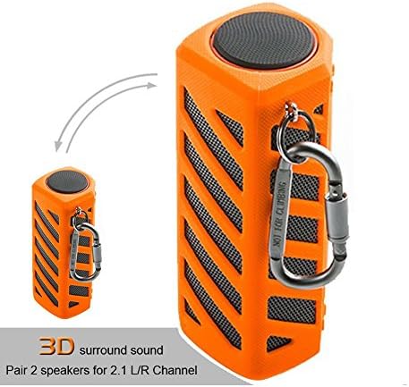 Hapyia Wireless Bluetooth Speaker - Orange