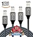iPhone Charger Cable - Lightning Cable - 4Pack 3FT 6FT 6FT 10FT - iPhone power cord pack for X 8 8 Plus 7 7 Plus 6 6S 6 Plus 5S SE iPad iPod