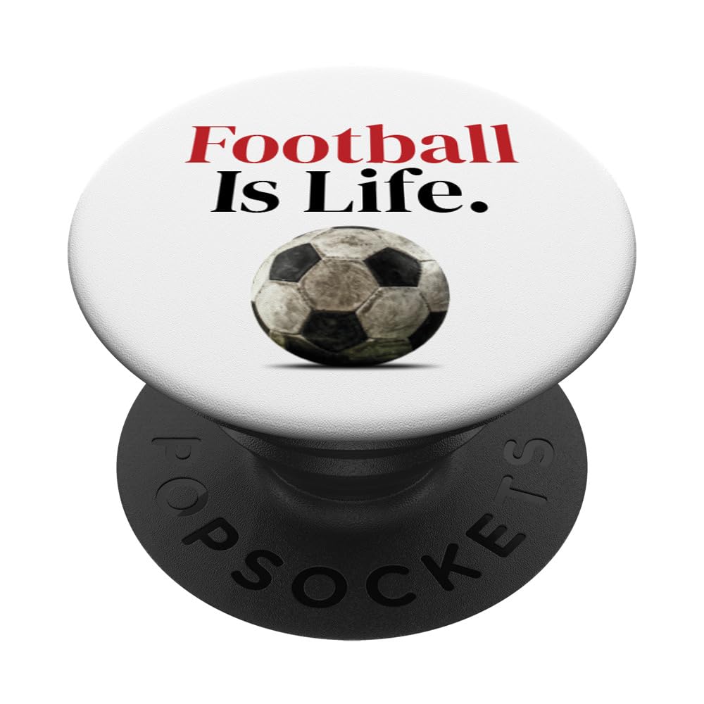 Futbol is Life - Soccer fans-related products PopSockets Swappable PopGrip