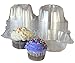 Individual Cupcake Boxes For Bake Sales, Party Favors, and Gift Giving-Set of 48 With Snap Tight Closure