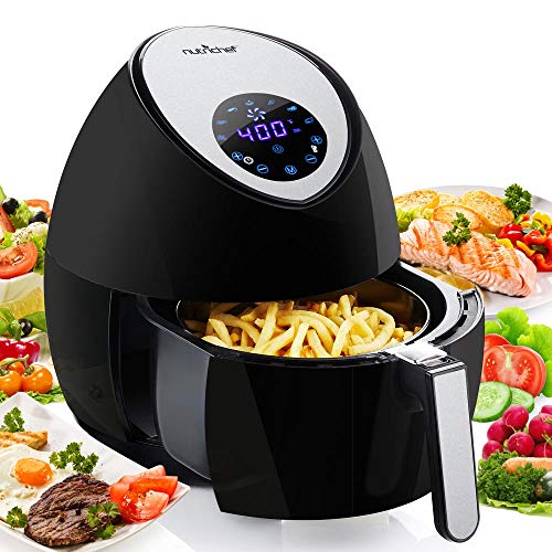 NutriChef Electric Hot Air Fryer Oven w/ Digital Display Big 3.4 Qt