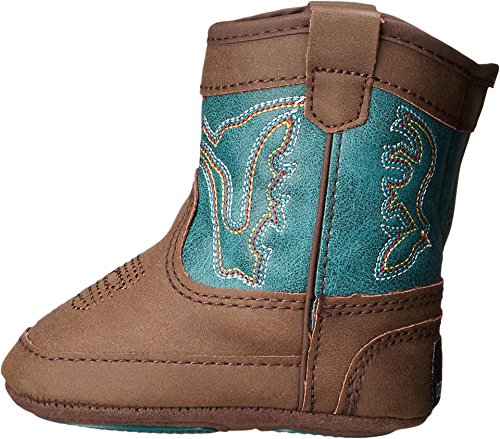 M&F Western Baby Boy's Bucker Open Range (Infant/Toddler) Brown/Turquoise US 1 Infant M