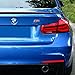 BMW M Power Badge Tri Color, Rear Emblem Car Decal Logo Sticker for BMW 1 3 5 7 Series E30 E36 E46 E34 E39 E60 E65 E38 X1 X3 X5 X6 Z3 Z4