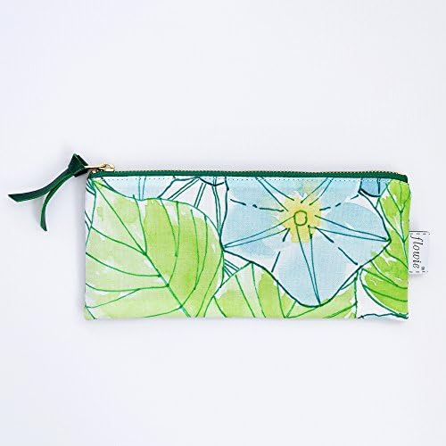 Floral pattern pencil case pouch, Morning Glory