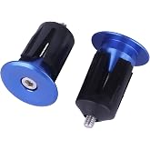 YANRUHFL 2 Pcs Bar End Plugs Aluminum Bar Ends Handlebar End Plugs Handlebar Caps for Road Bike Mountain Bike MTB