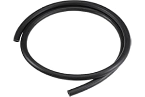 DMiotech 7mm x 10mm 3.3ft Black Rubber Lubricant Tubing Oil Resistant Plastic Tubing for Oil Hose, Water Tube