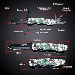 Multitool Pocket Knife Men, Gifts for Dad Husband