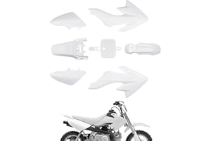 NACORE XR/CRF 50F Plastics Fairing Fender Kit For SDG SSR And More Dirt Pit Bike, WHITE