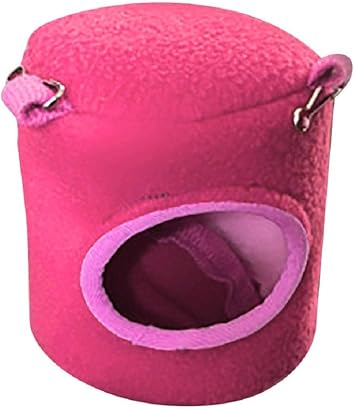 Amazon Barlingrockペット小動物ベッド かわいい冬暖かいハムスター小人モルモット巣寝具ハリネズミ 快適なフランネルリスチンチラフェレット睡眠プレイ残りマット毛布ケージハウス Barlingrock Small Animal 飼育ケージ内装 通販
