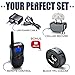 Naturepets Dog Shock Collar Rainproof with Remote Dog Training Collar - Safe and Effective Rechargeable and Rainproof Bark Shock Collar with LCD Screen and 100 Vibration and Shock Levels