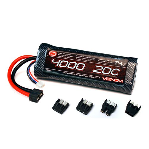 Venom 20C 2S 4000mAh 7.4 LiPo Battery for Tamiya Cars